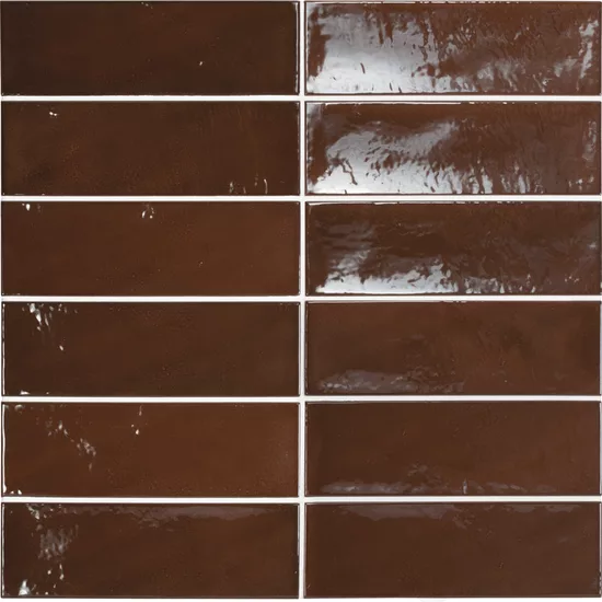 Carrelage Village Walnut Brown 6,5x20 cm - détail du carreau 2