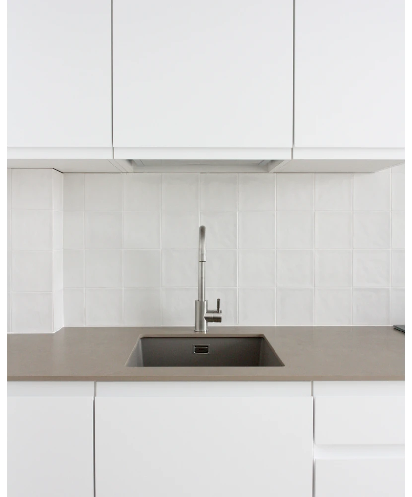 Carrelage Village White 13,2x13,2 cm - vue d’ambiance 4