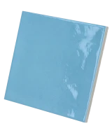 Carrelage Village Azure Blue 13,2x13,2 cm - détail du carreau