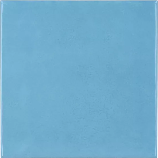 Carrelage Village Azure Blue 13,2x13,2 cm - détail du carreau 3