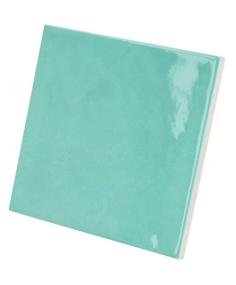 Carrelage Village Teal 13,2x13,2 cm - détail du carreau