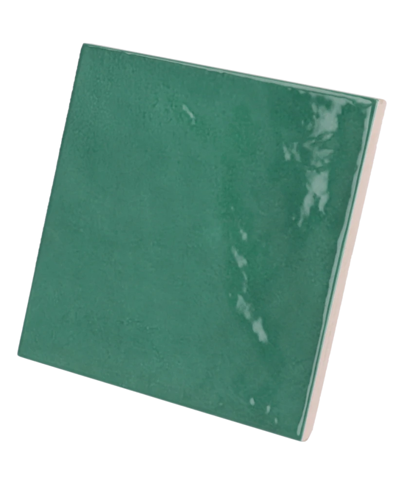 Carrelage Village Esmerald Green 13,2x13,2 cm - détail du carreau