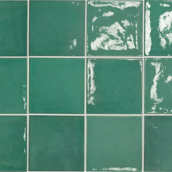 Carrelage Village Esmerald Green 13,2x13,2 cm - détail du carreau 2