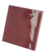 Carrelage Village Aubergine 13,2x13,2 cm - détail du carreau
