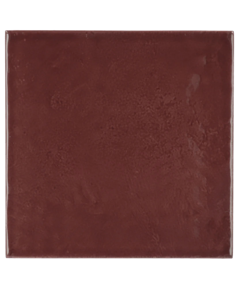 Carrelage Village Aubergine 13,2x13,2 cm - détail du carreau 3