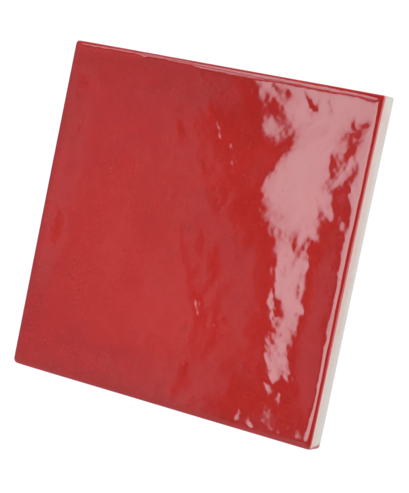 Carrelage Village Volcanic Red 13,2x13,2 cm - détail du carreau