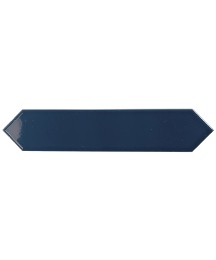 Carrelage Arrow Adriatic Blue 5x25 cm - vue de face du carreau