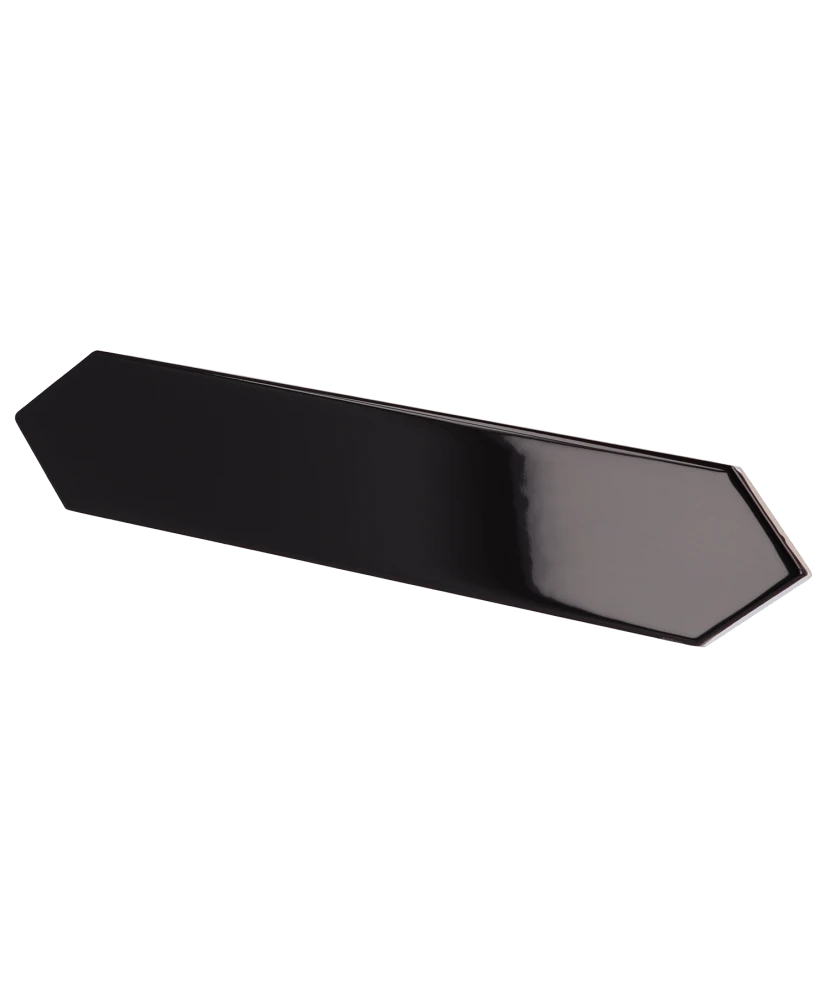 Carrelage Arrow Black 5x25 cm - vue latérale du carreau