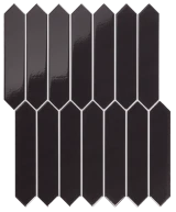 Carrelage Arrow Black 5x25 cm - détail du carreau