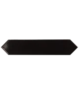 Carrelage Arrow Black 5x25 cm - vue de face du carreau