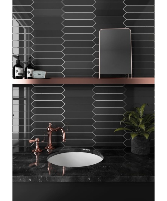 Arrow Black 5x25 cm - carrelage NAIS - image 4