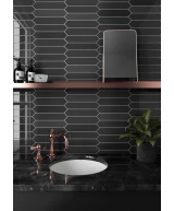 Carrelage Arrow Black 5x25 cm - vue d’ambiance