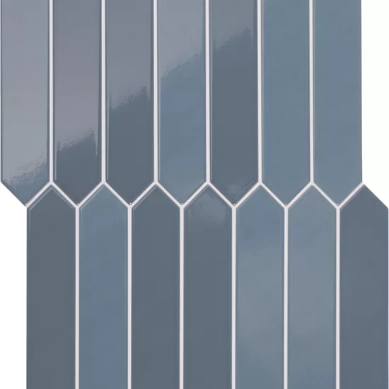 Carrelage Arrow Blue Velvet 5x25 cm - détail du carreau