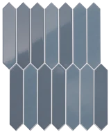 Carrelage Arrow Blue Velvet 5x25 cm - détail du carreau