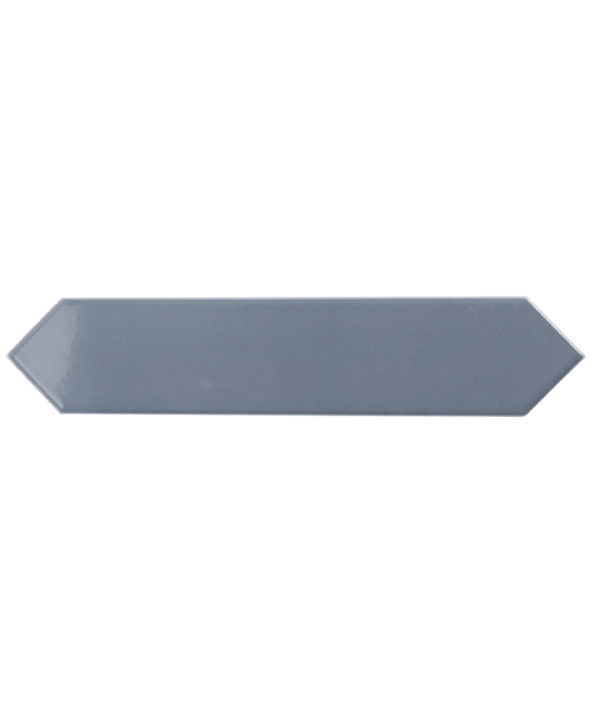 Carrelage Arrow Blue Velvet 5x25 cm - vue de face du carreau
