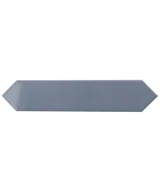 Carrelage Arrow Blue Velvet 5x25 cm - vue de face du carreau