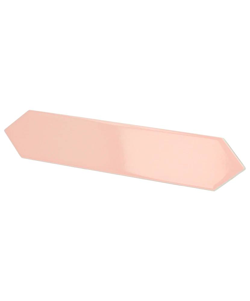 Carrelage Arrow Blush Pink 5x25 cm - vue latérale du carreau