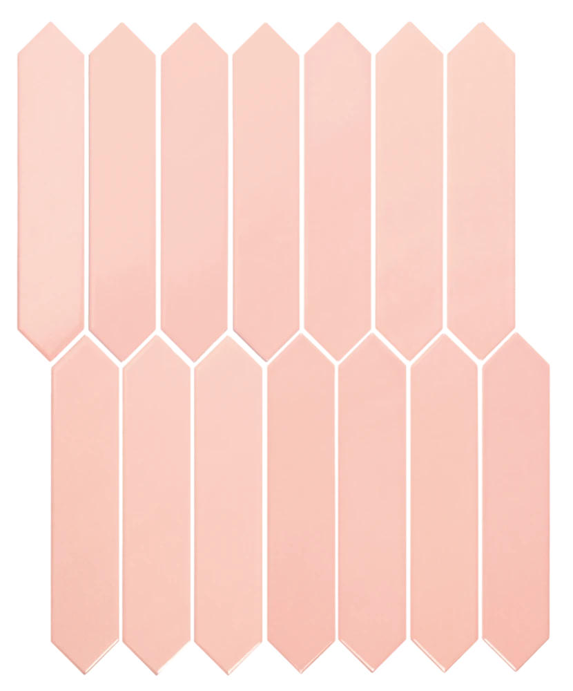 Carrelage Arrow Blush Pink 5x25 cm - détail du carreau