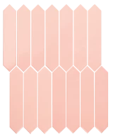 Carrelage Arrow Blush Pink 5x25 cm - détail du carreau