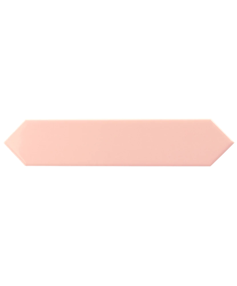 Carrelage Arrow Blush Pink 5x25 cm - vue de face du carreau