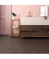 Carrelage Arrow Blush Pink 5x25 cm - vue d’ambiance