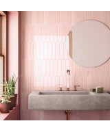 Carrelage Arrow Blush Pink 5x25 cm - vue d’ambiance 2