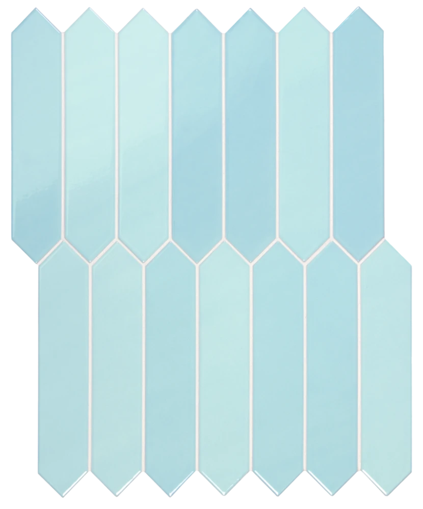 Carrelage Arrow Caribbean Blue 5x25 cm - détail du carreau