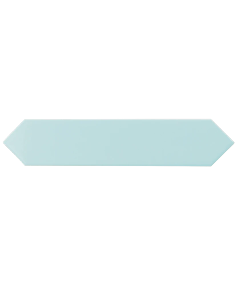 Carrelage Arrow Caribbean Blue 5x25 cm - vue de face du carreau