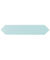 Carrelage Arrow Caribbean Blue 5x25 cm - vue de face du carreau