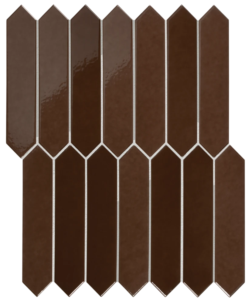 Carrelage Arrow Coffee 5x25 cm - détail du carreau