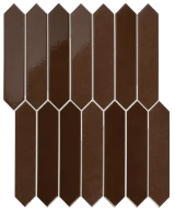 Carrelage Arrow Coffee 5x25 cm - détail du carreau