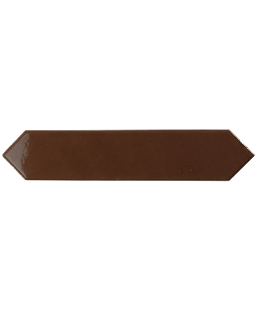 Carrelage Arrow Coffee 5x25 cm - vue de face du carreau