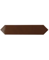 Carrelage Arrow Coffee 5x25 cm - vue de face du carreau