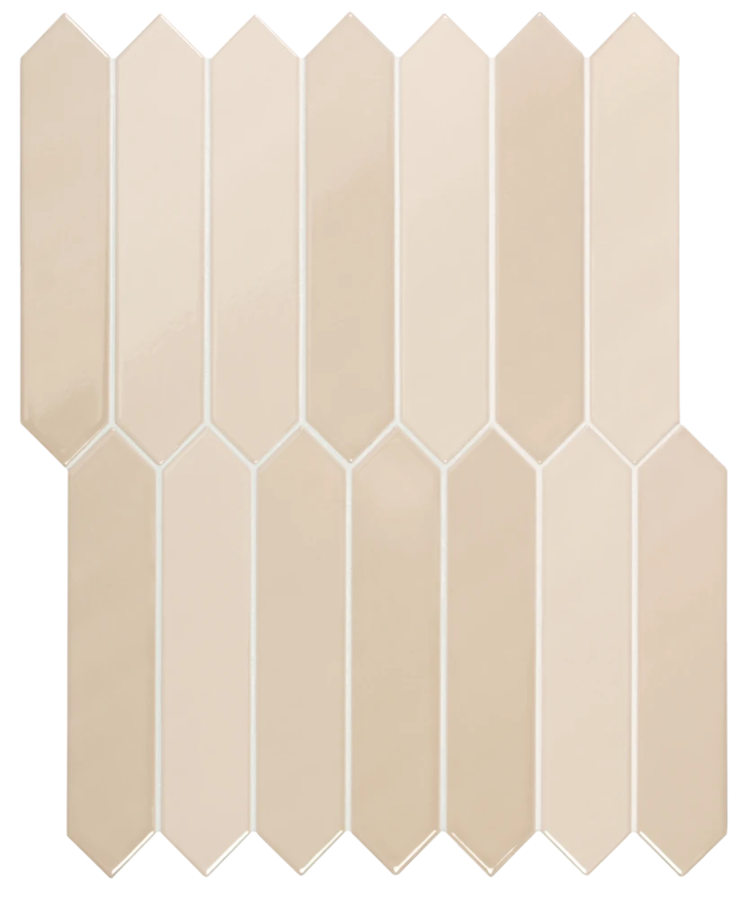 Carrelage Arrow Gardenia Cream 5x25 cm - détail du carreau