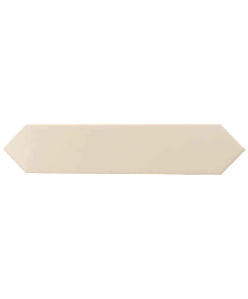 Carrelage Arrow Gardenia Cream 5x25 cm - vue de face du carreau