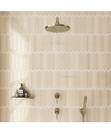 Carrelage Arrow Gardenia Cream 5x25 cm - vue d’ambiance 2