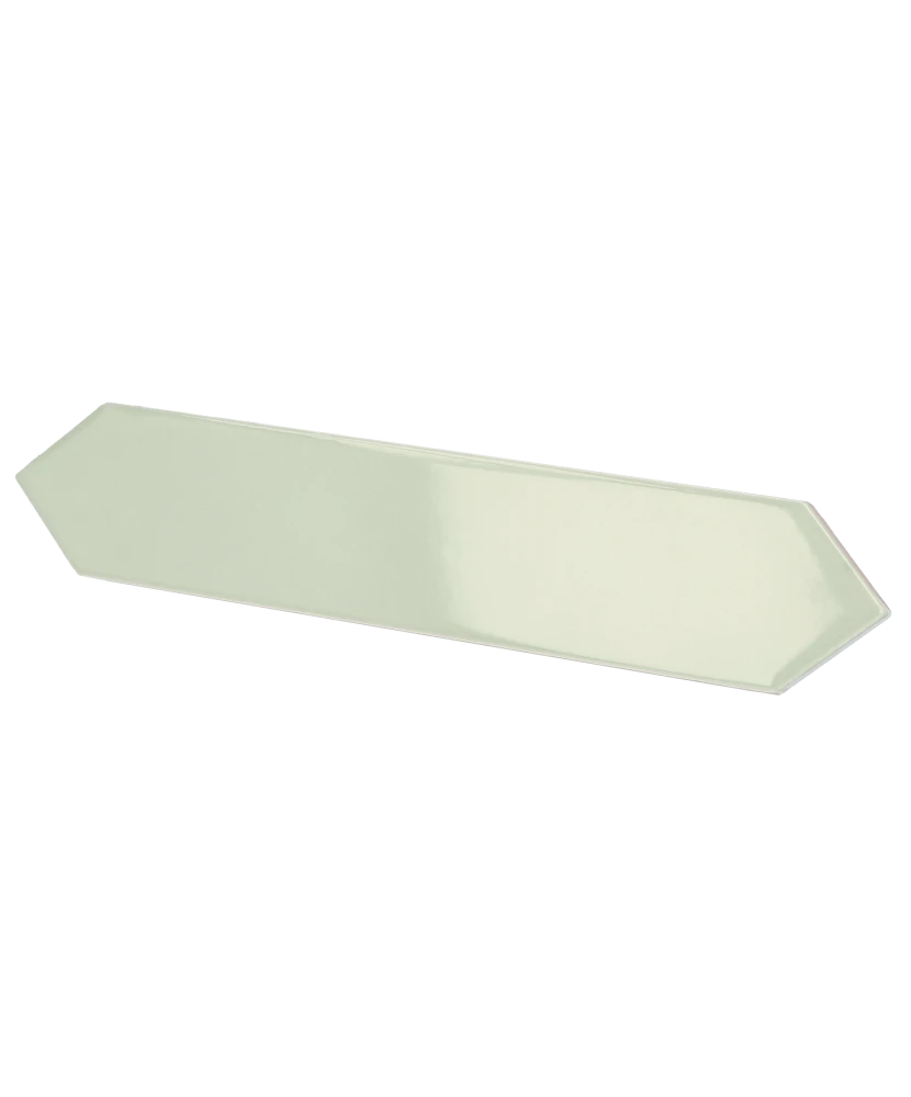 Carrelage Arrow Green Halite 5x25 cm - vue latérale du carreau