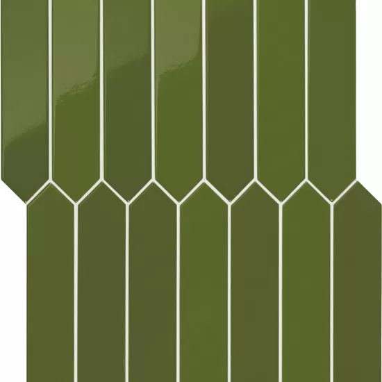 Carrelage Arrow Green Kelp 5x25 cm - détail du carreau