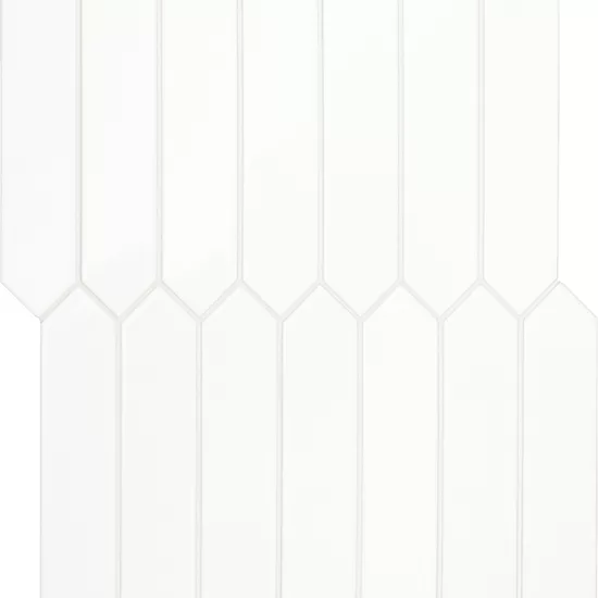Carrelage Arrow Pure White 5x25 cm - détail du carreau