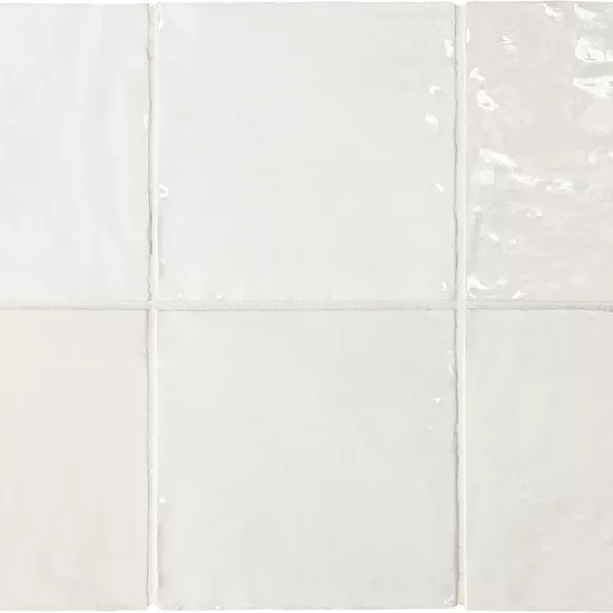 Carrelage La Riviera Blanc 13,2x13,2 cm - panneau de carreaux