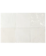 Carrelage La Riviera Blanc 13,2x13,2 cm - panneau de carreaux