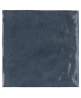 Carrelage La Riviera Blue Reef 13,2x13,2 cm - vue de face du carreau