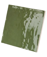 Carrelage La Riviera Botanical Green 13,2x13,2 cm - vue latérale du carreau