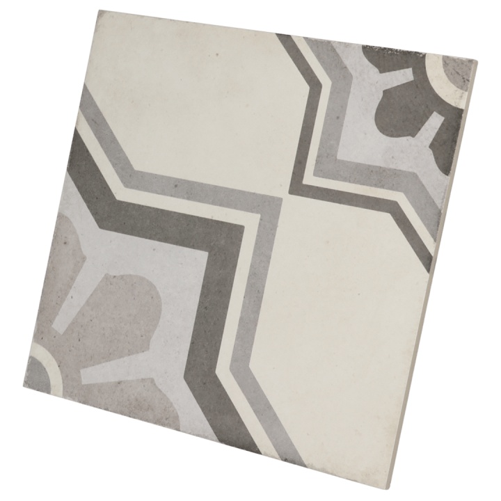 Art Nouveau Capitol Grey 20x20 cm - carrelage NAIS
