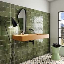 La Riviera Botanical Green 13.2x13.2 cm - carrelage NAIS - image 4