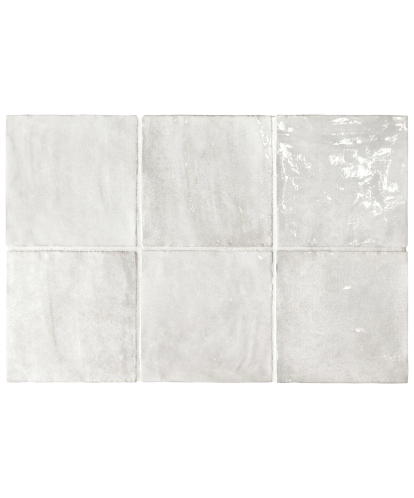 Carrelage La Riviera Gris Nuage 13,2x13,2 cm - panneau de carreaux