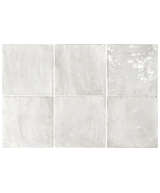 Carrelage La Riviera Gris Nuage 13,2x13,2 cm - panneau de carreaux