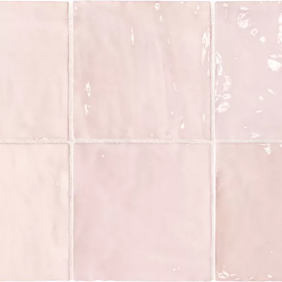 Carrelage La Riviera Rose 13,2x13,2 cm - détail du carreau 2