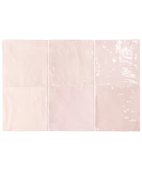 Carrelage La Riviera Rose 13,2x13,2 cm - détail du carreau 2