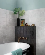 Carrelage La Riviera Tourmaline 13,2x13,2 cm - posé en salle de bain
